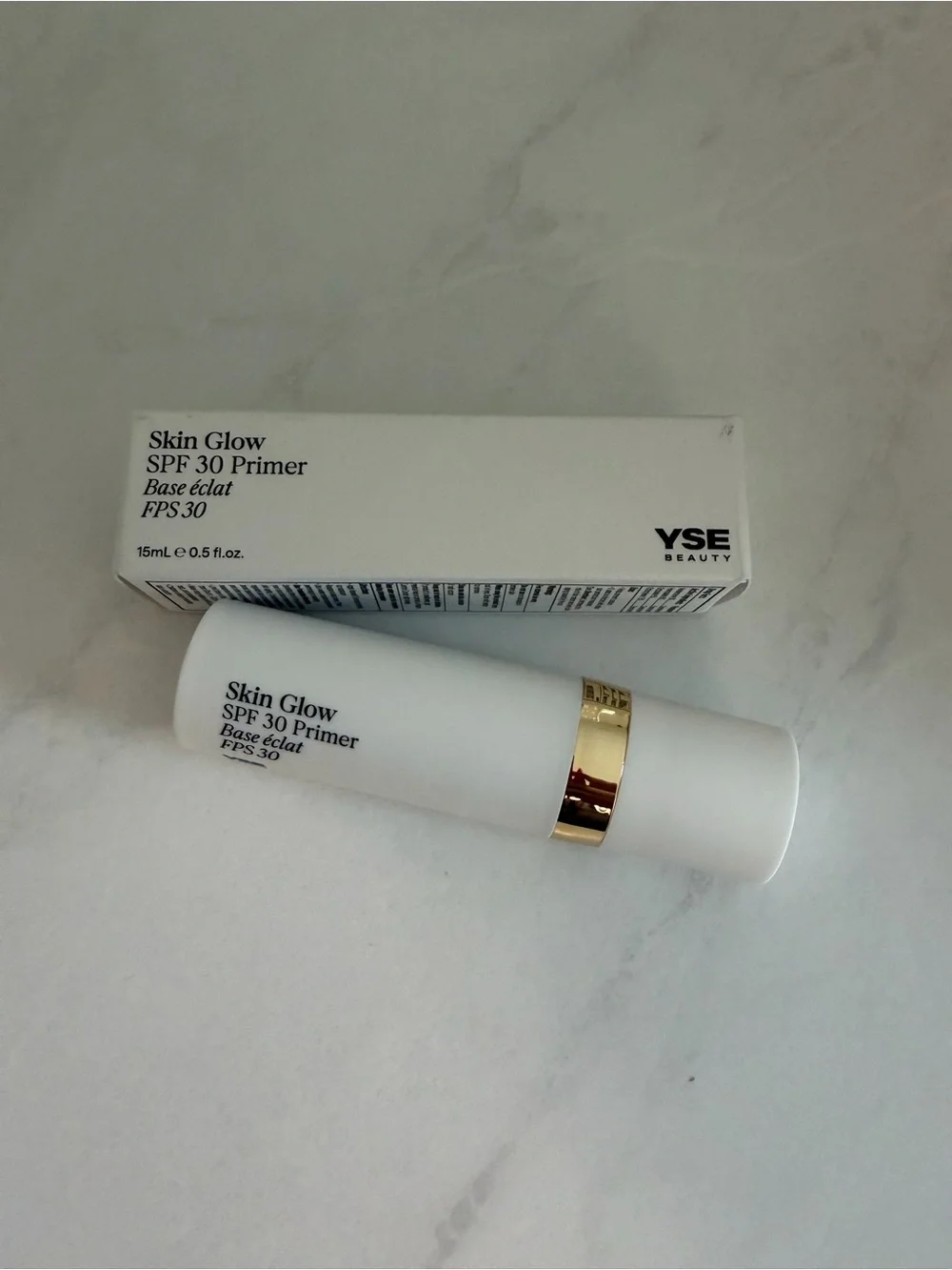 Skin Glow SPF 30 Primer — White with Gold Accent